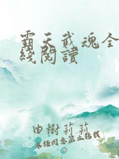 霸天武魂全文在线阅读