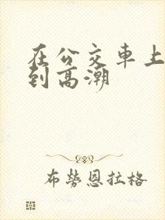 在公交车上被揉到高潮