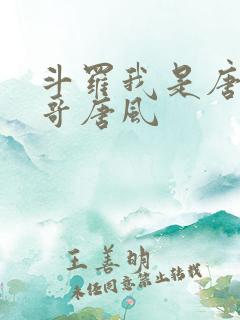 斗罗我是唐三他哥唐风