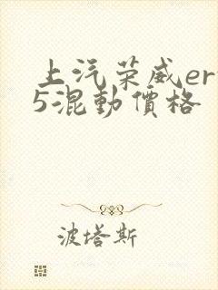 上汽荣威erx5混动价格