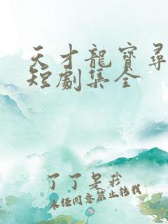 天才龙宝寻亲记短剧集全