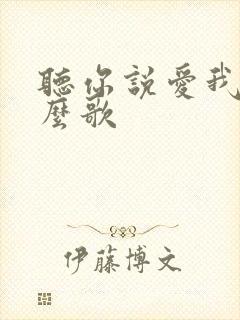 听你说爱我是什么歌
