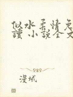 似水柔情免费阅读 小说全文