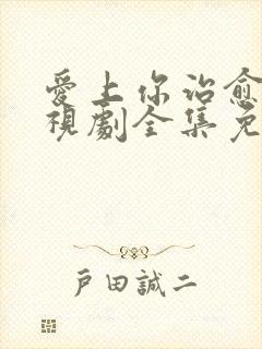 爱上你治愈我电视剧全集免费观看