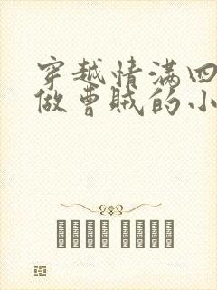 穿越情满四合院做曹贼的小说
