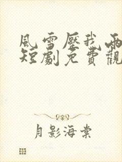 风雪压我两三年短剧免费观看完整版高清