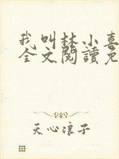 我叫林小喜小说全文阅读免费