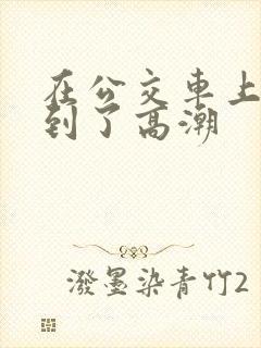 在公交车上被摸到了高潮