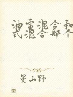 油电混合和插电式混合哪个好