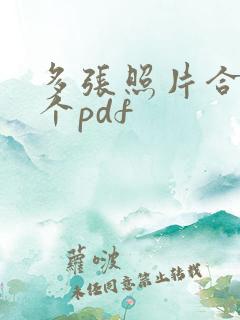 多张照片合成一个pdf