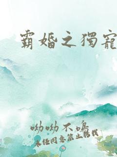 霸婚之独宠甜妻