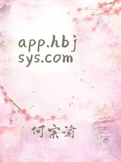 app.hbjsys.com
