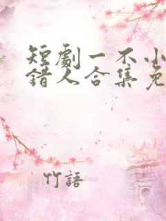短剧一不小心撩错人合集免费观看