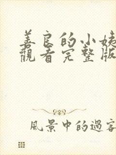 善良的小姨在线观看完整版