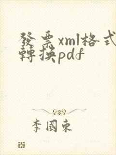 发票xml格式转换pdf