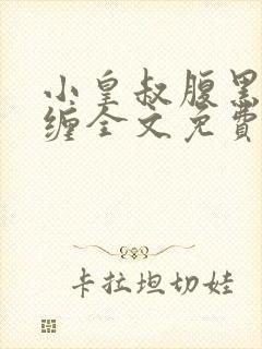小皇叔腹黑又难缠全文免费