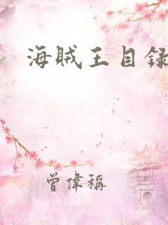 海贼王目录