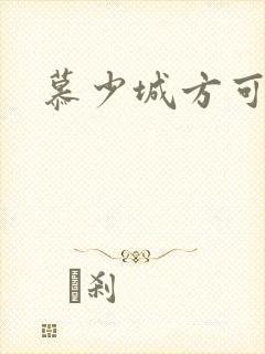 慕少城方可欣