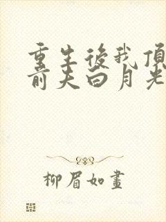 重生后我顶替了前夫白月光完结版