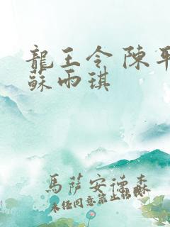 龙王令 陈平,苏雨琪