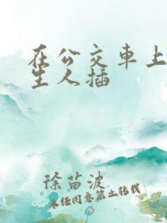 在公交车上被陌生人插