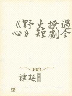 《野火撩过姐姐心》短剧全集免费观