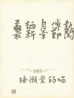 孟栖月傅执小说最新章节阅读免费