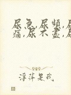 尿急,尿频,尿痛,尿不尽,尿血