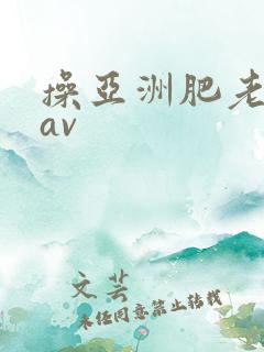操亚洲肥老熟女av