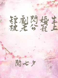 短剧闪婚生子后被老公宠上天