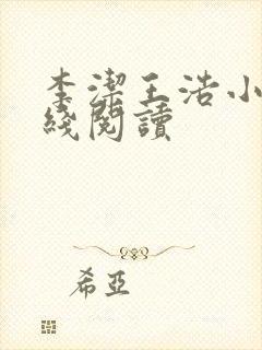 李洁王浩小说在线阅读