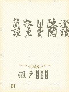 简牧川陈澄的小说免费阅读无弹窗
