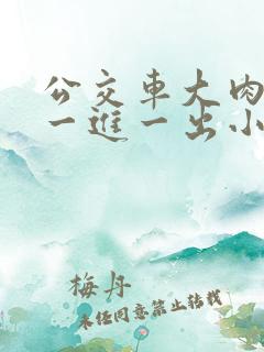 公交车大肉大捧一进一出小说