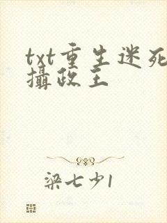 txt重生迷死摄政王