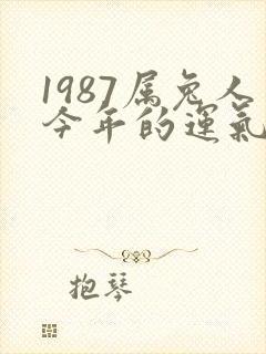 1987属兔人今年的运气和财运