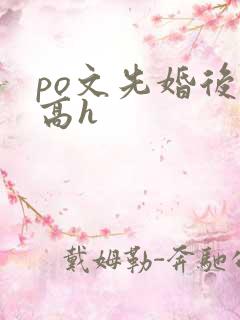 po文先婚后爱高h