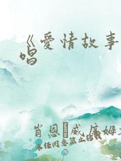 《爱情故事》原唱