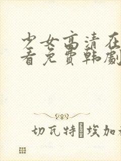 少女高清在线观看免费韩剧