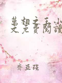 万相之王小说全文免费阅读无弹窗