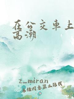 在公交车上被弄高潮