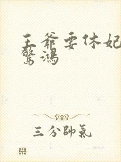 王爷要休妃上官惊鸿