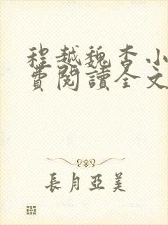 程越魏杳小说免费阅读全文无弹窗