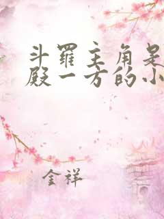 斗罗主角是武魂殿一方的小说