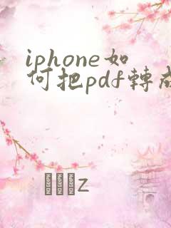 iphone如何把pdf转成word