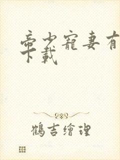 帝少宠妻有点甜下载