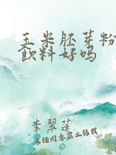 玉米胚芽粉固体饮料好吗