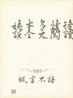 姨本多情后宫小说全文阅读免费