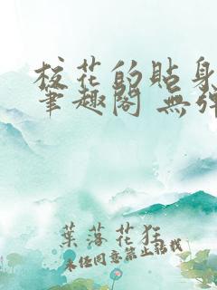 校花的贴身高手笔趣阁 无弹窗