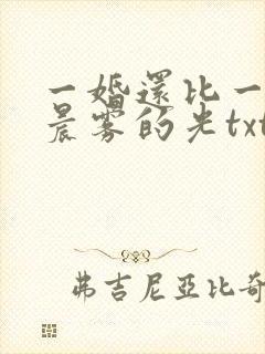 一婚还比一婚高晨雾的光txt