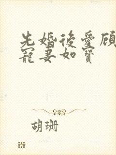 先婚后爱顾先生宠妻如宝